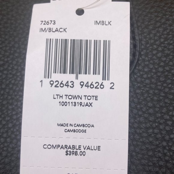 COACH Black Large Tote - Picture 4 of 4